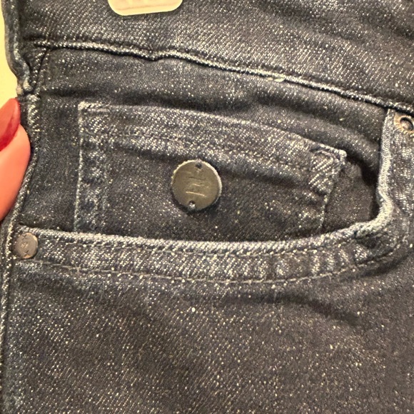 4/$20 Scotch & Soda women’s supreme slim straight stretch dark wash jeans 26x32 - Picture 5 of 13